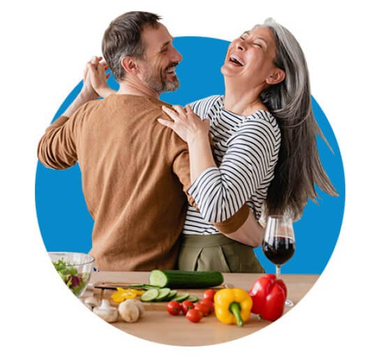 Active couple enjoying life